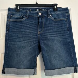 Denim Bermuda shorts